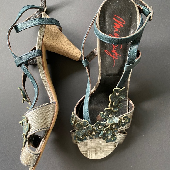 MISS SIXTY Leather Sandals 3" size 7, so sexy! - Picture 2 of 9